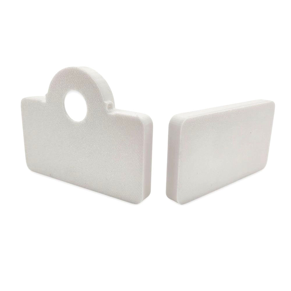 Hydroponic Rain Gutter / Downpipe End Cap Kit for a quick and easy NFT channel hydroponic system.