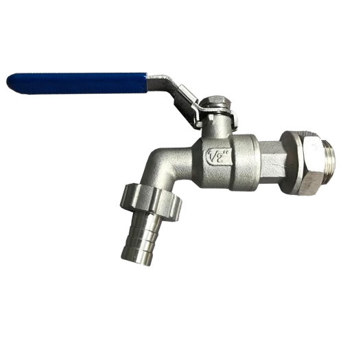 Bulkhead Tap/Ball Valve with 13mm Barb (1/2 BSPP)