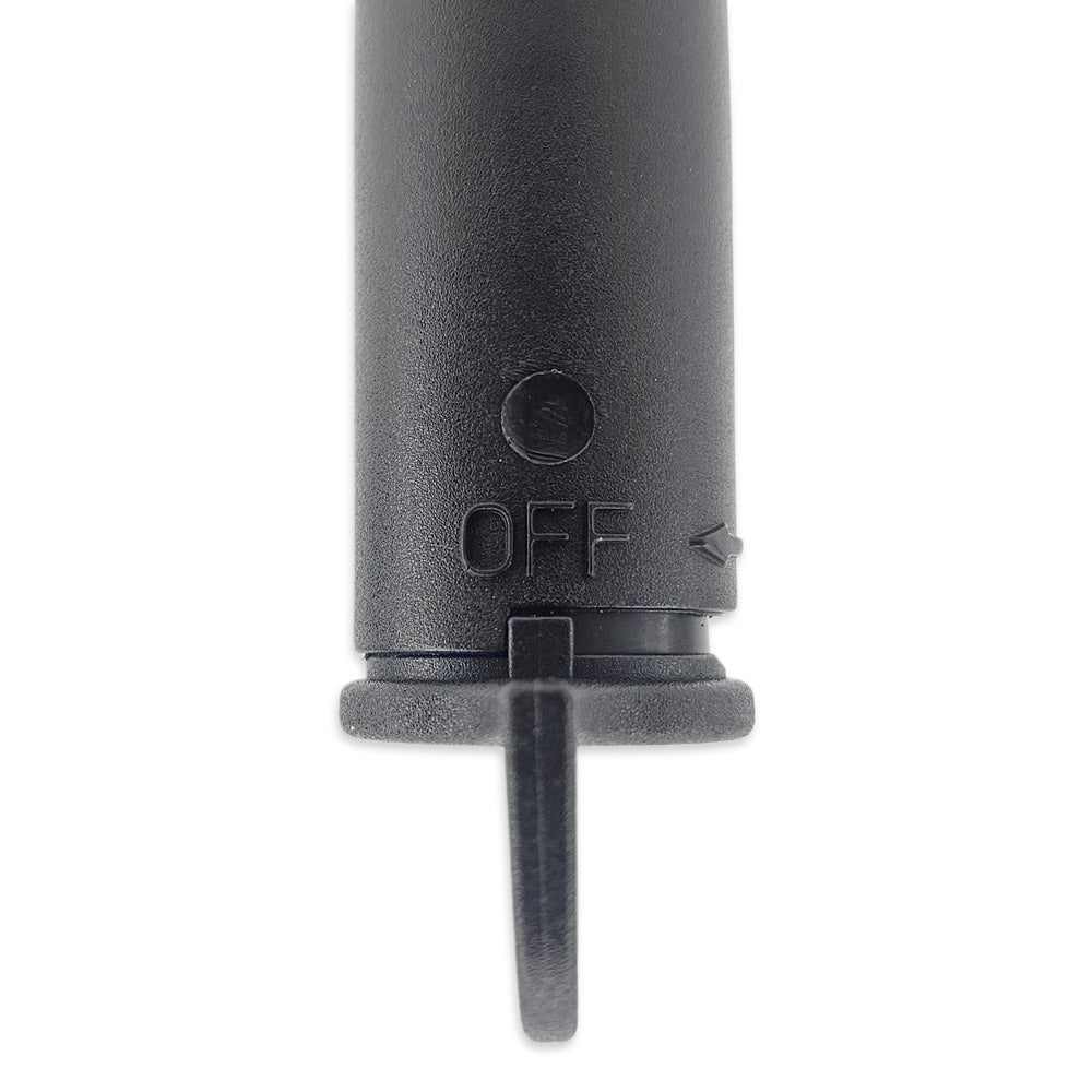 Rotated anticlockwise to off position.