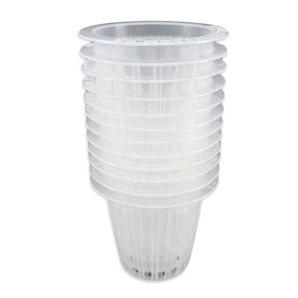 Hydroponic Net Pots / Baskets (fits 50mm Hole) 50mm High x 12
