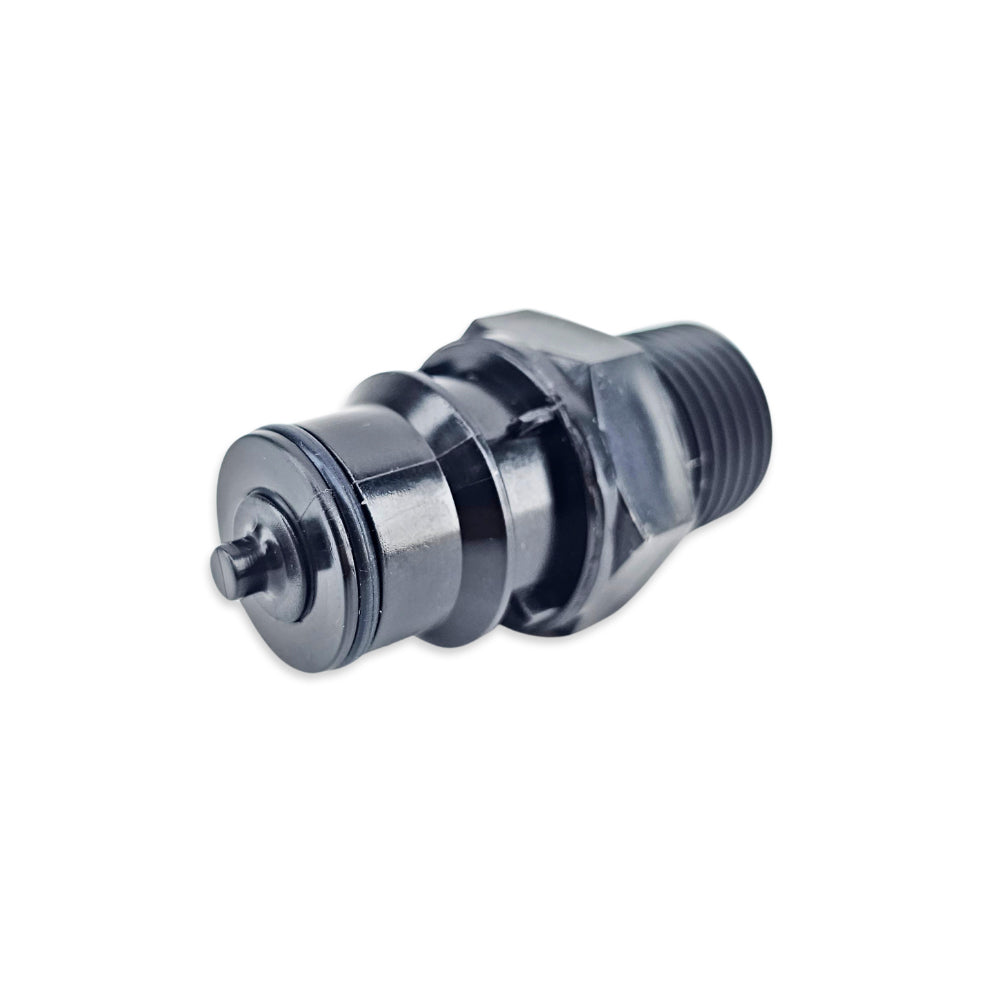 Premium quick disconnect alternative for high and low temperature beverage handling applications. Hot side transfers to subzero glycol mixtures with a dry break.