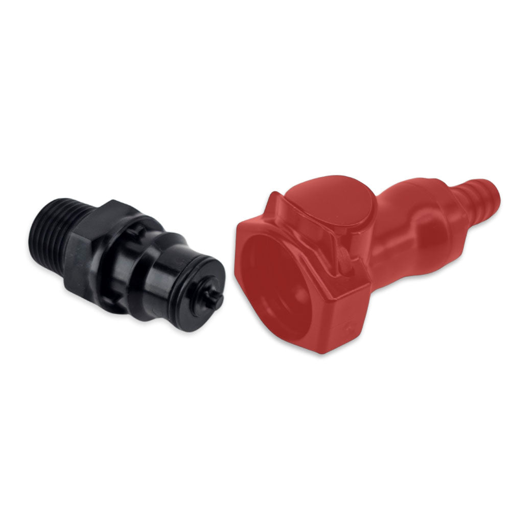 Premium quick disconnect alternative for high and low temperature beverage handling applications. Hot side transfers to subzero glycol mixtures with a dry break.