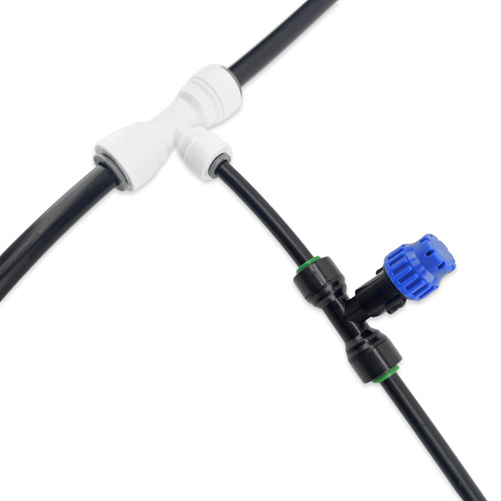 Used for increasing the flow rate / reducing pressure loss through watering systems to spray heads, drippers or misters.