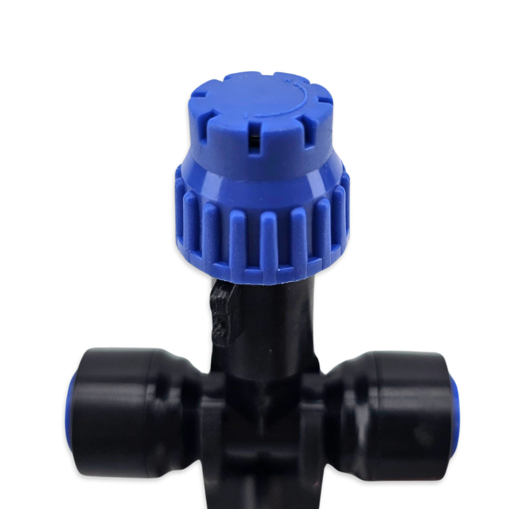 6.35mm Push in - 360° Adjustable Sprinkler with Removable Spike (10 Pack)