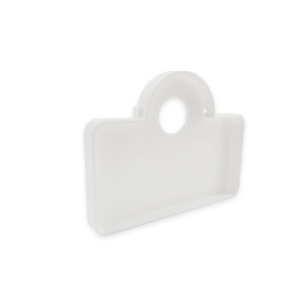 Hydroponic Rain Gutter End Cap with 1/2 Inch BSP Hole