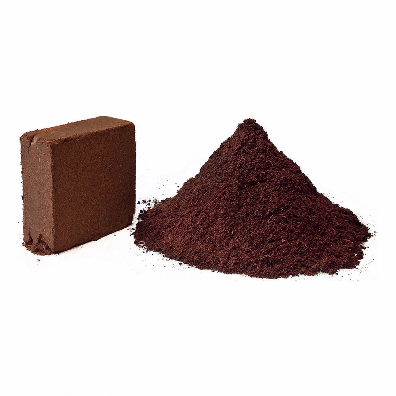 Premium Cocopeat Brick - 5kg Compressed 100% Coco Coir (Low EC)
