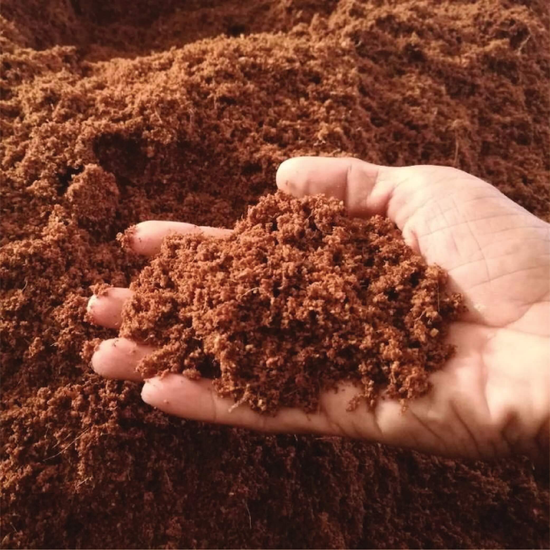 Premium Cocopeat Brick - 5kg Compressed 100% Coco Coir (Low EC)