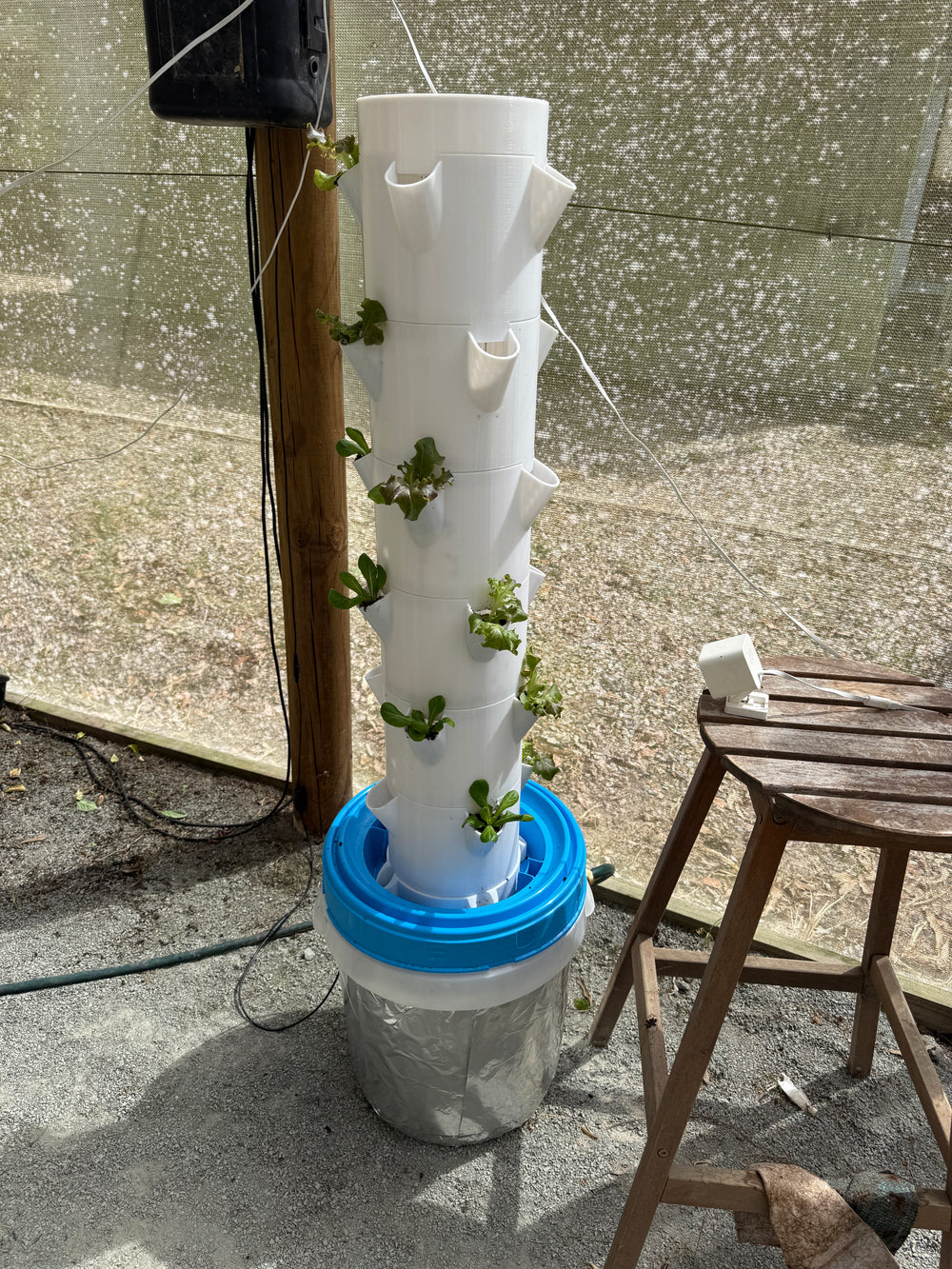 Modular Hydroponic Tower Base Plate | DIY Grow Tower