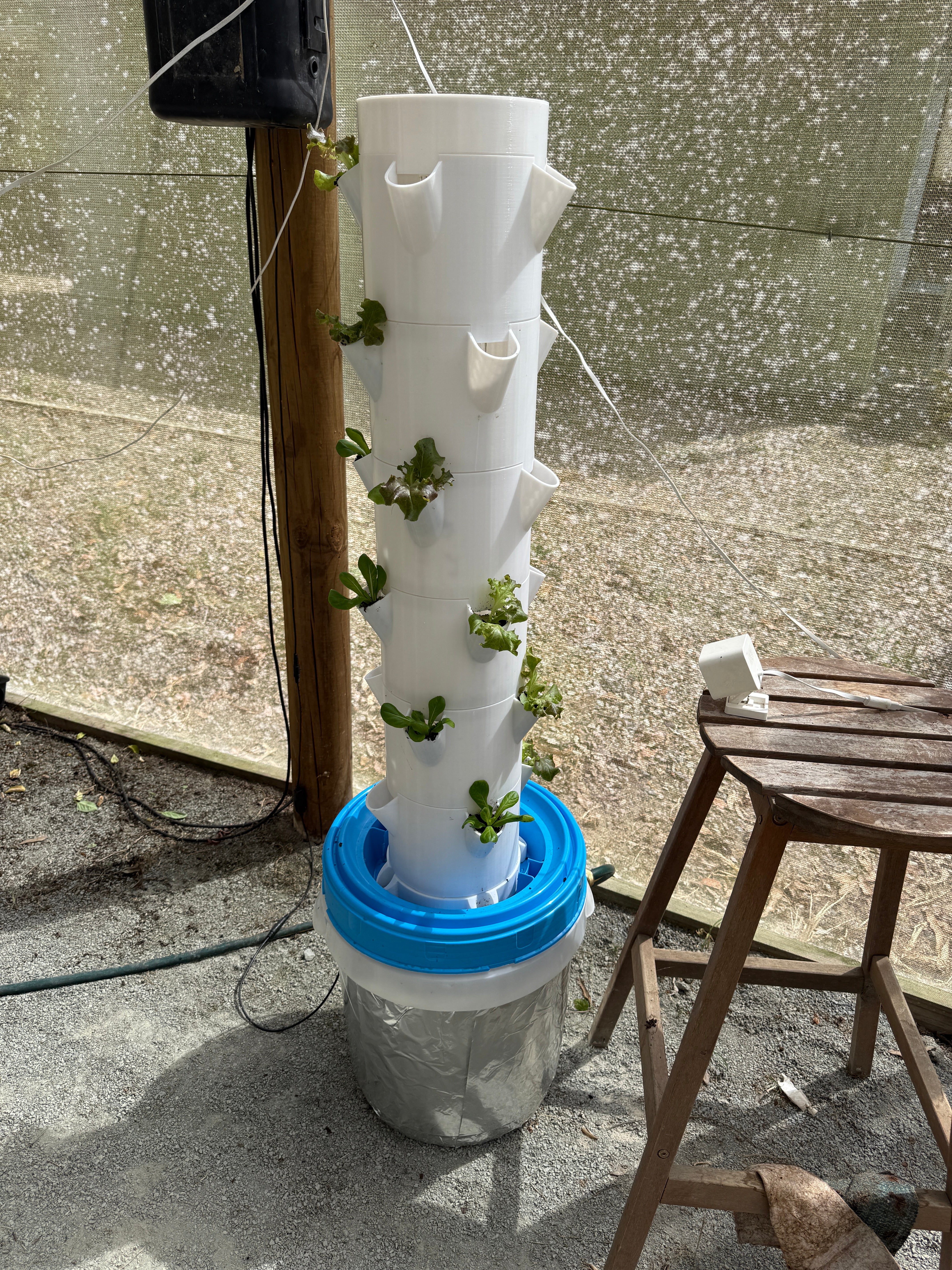 Modular Hydroponic Tower - Base Plate