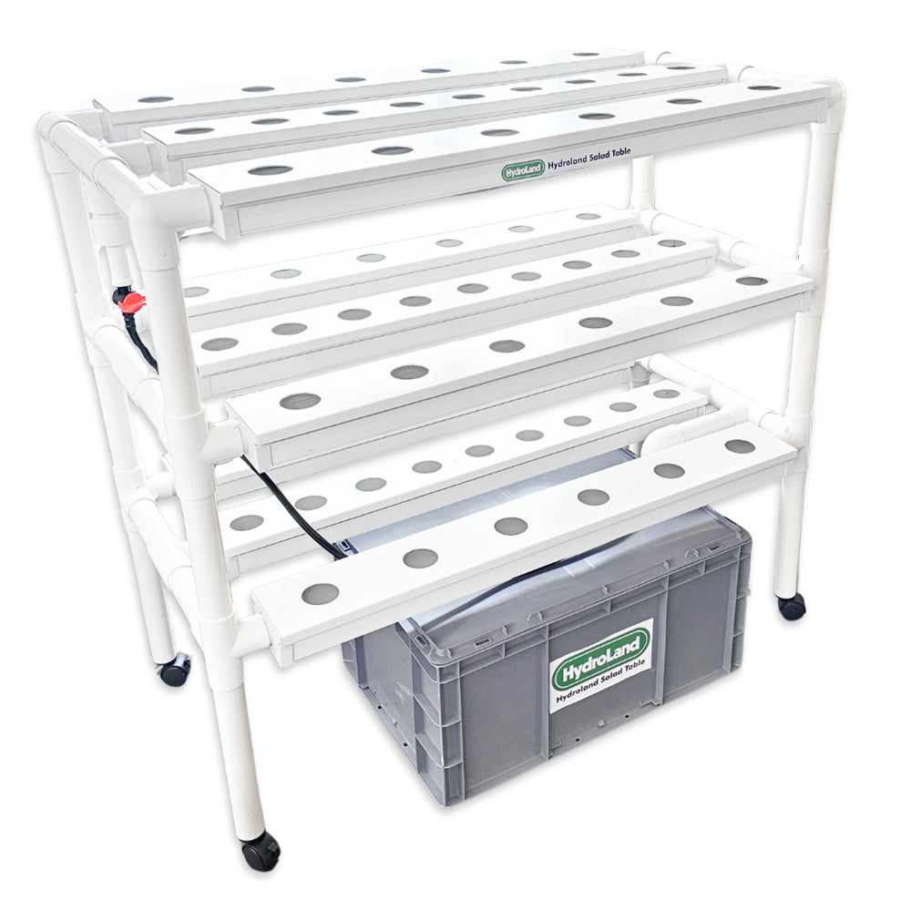 63 Hole NFT System - Large 3 Tier Nutrient Film Technique (NFT) Kit