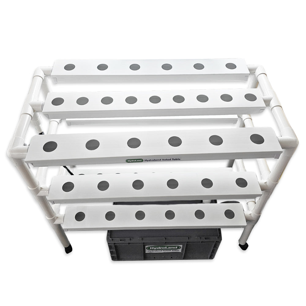 63 Hole NFT System - Large 3 Tier Nutrient Film Technique (NFT) Kit
