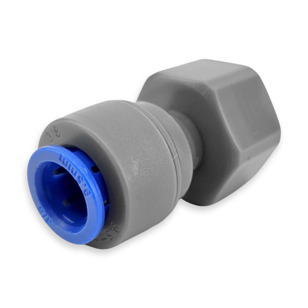 This duotight fitting&nbsp;is suitable for our EVABarrier Beer & Gas hosing in 6mm x 9.5mm line and connecting up to 1/2 fittings such as hex nipples, camlock and 1.5 inch tri-clover fittings.