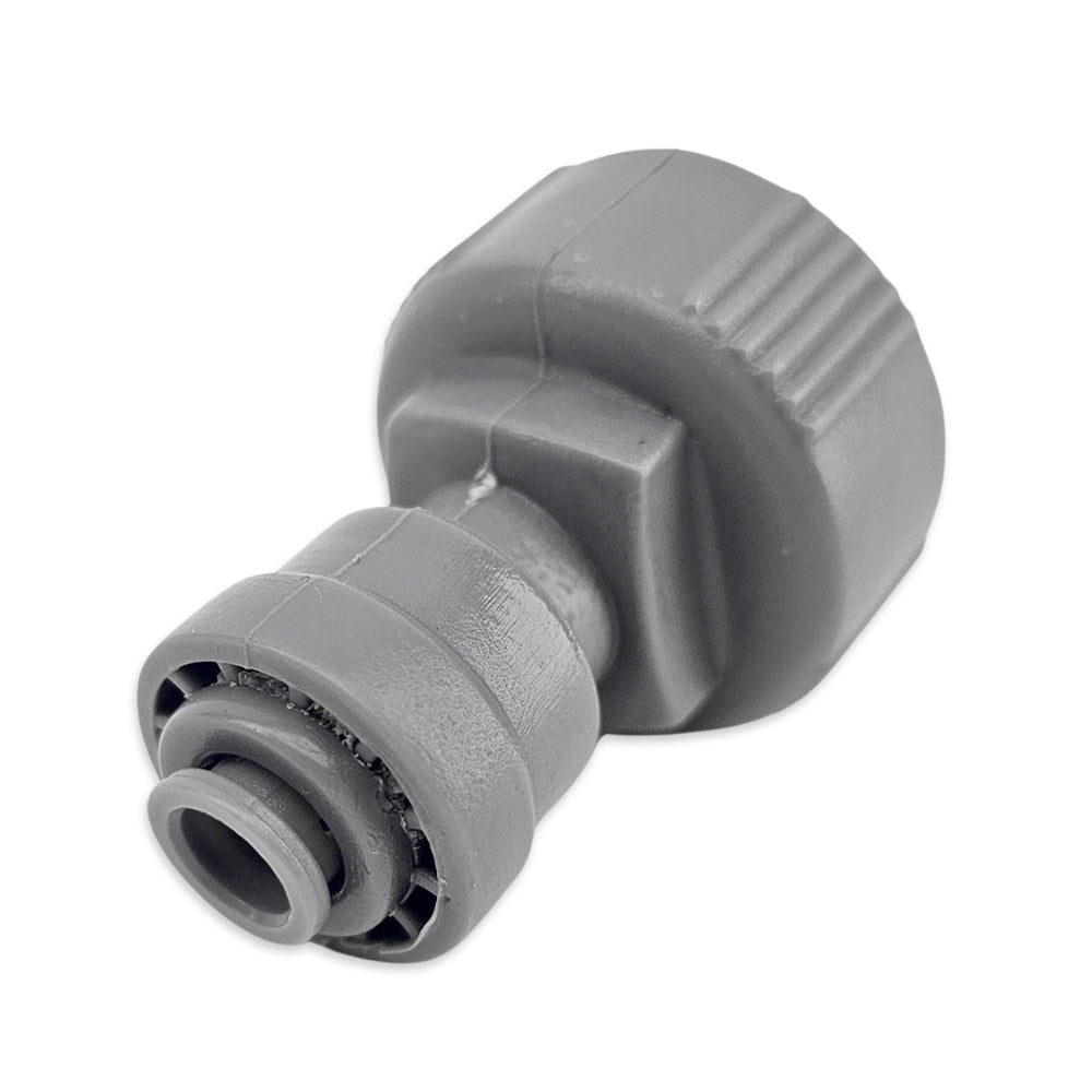 We do recommend cutting your hosing straight, not on an angle, to ensure the line has a complete seal. To remove the fitting simply push in the collet and the hose can be removed.