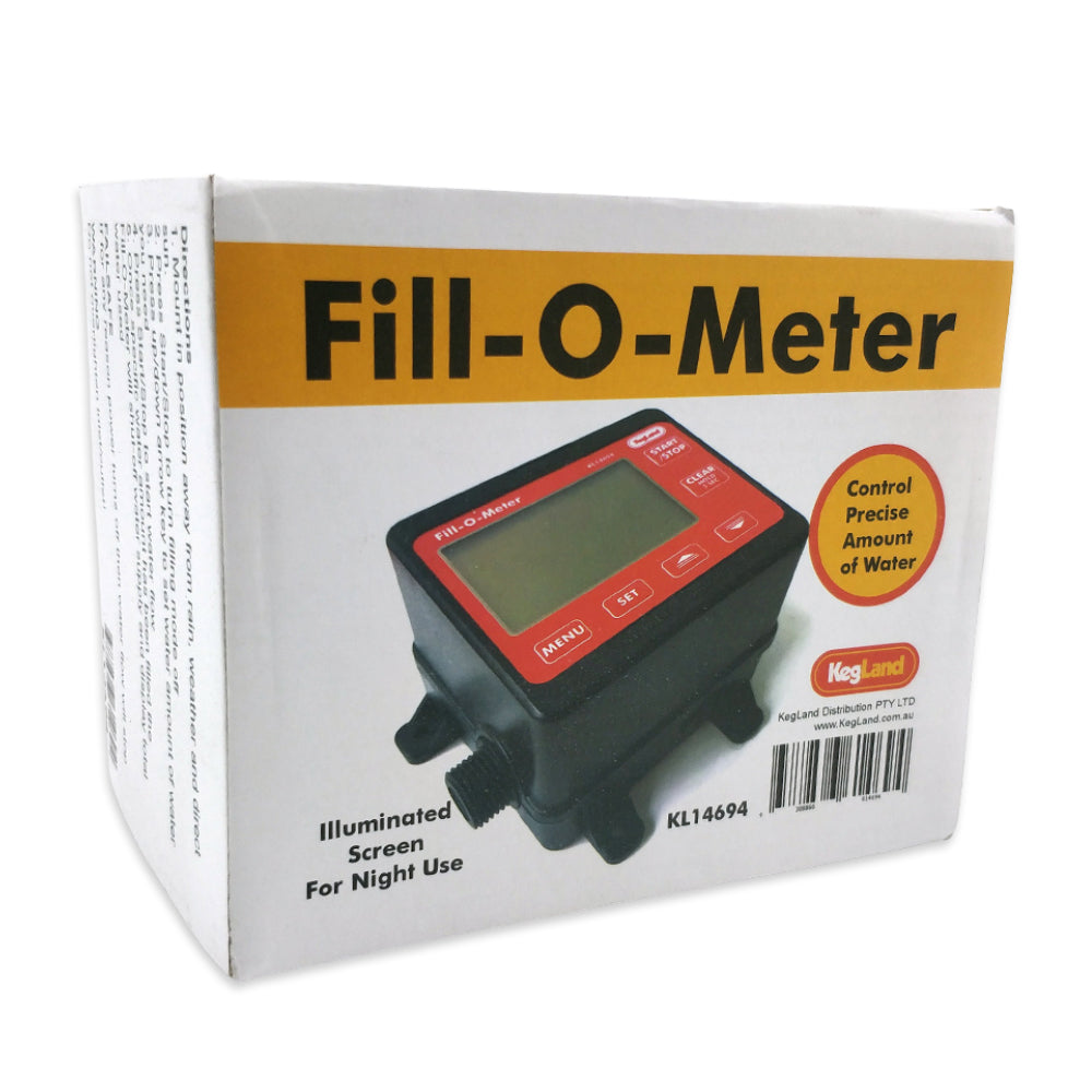 Note: Accuracy can be improved with stable flow. Repeated start/stop or varation in water supply can have negative effect on accuracy.