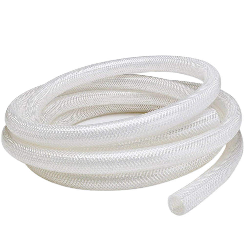 Commercial grade brewery and transfer line hosing. Braided Silicone is capable of withstanding mains pressure up to 150psi.