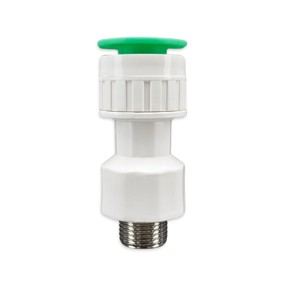 16mm Push In Straight x 1/2 Inch Male (PN1.6) Irrigation / Pneumatic PPR
