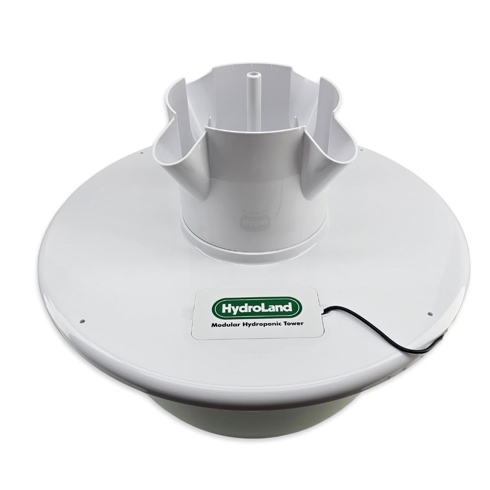 Grow Vegetables and Herbs in tight spaces with the HydroLand Vertical Hydroponic Planting Tower.