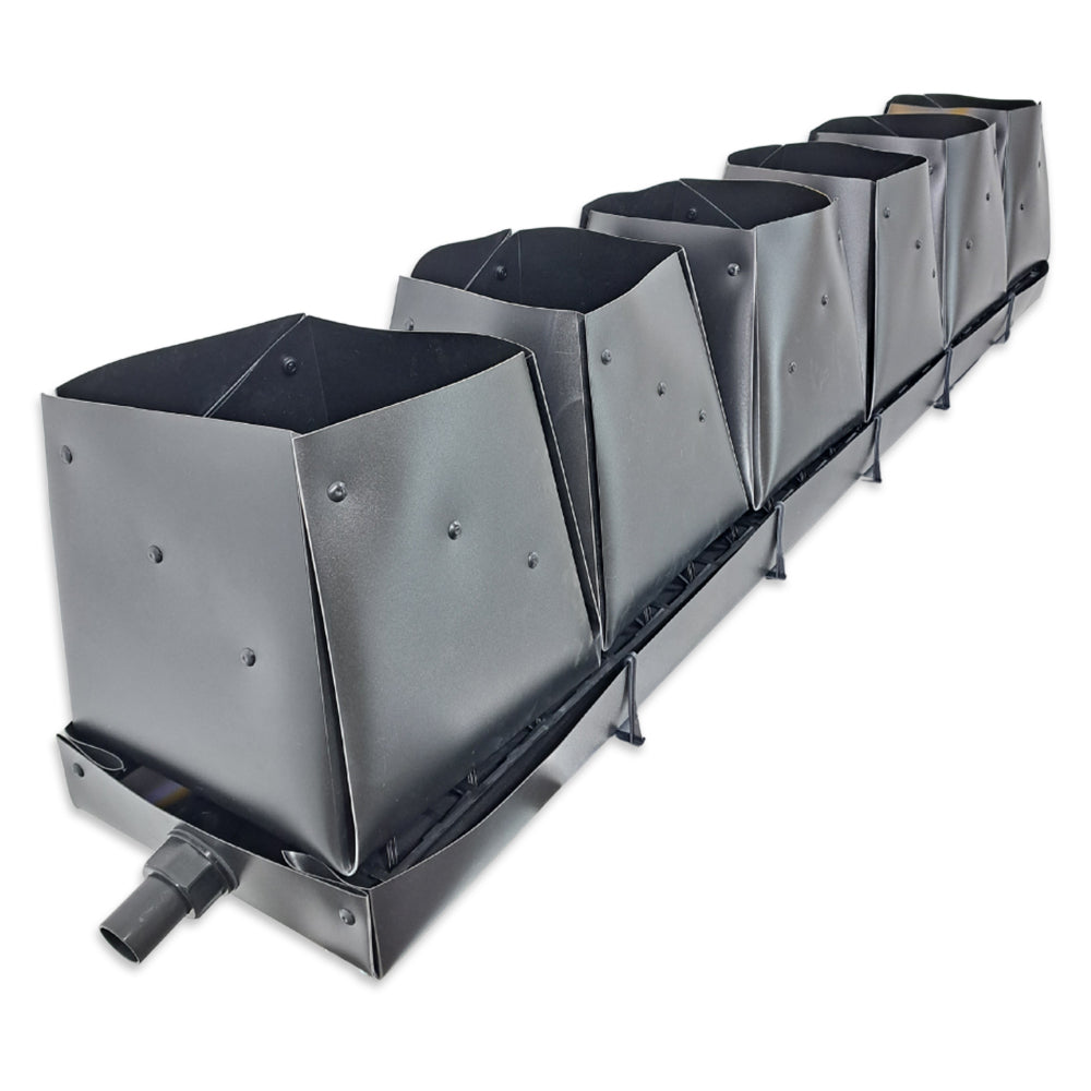 Multi-Flex 6 Bucket Maxi Channel System (Bato Bucket, Wicking or Flooding Tray)