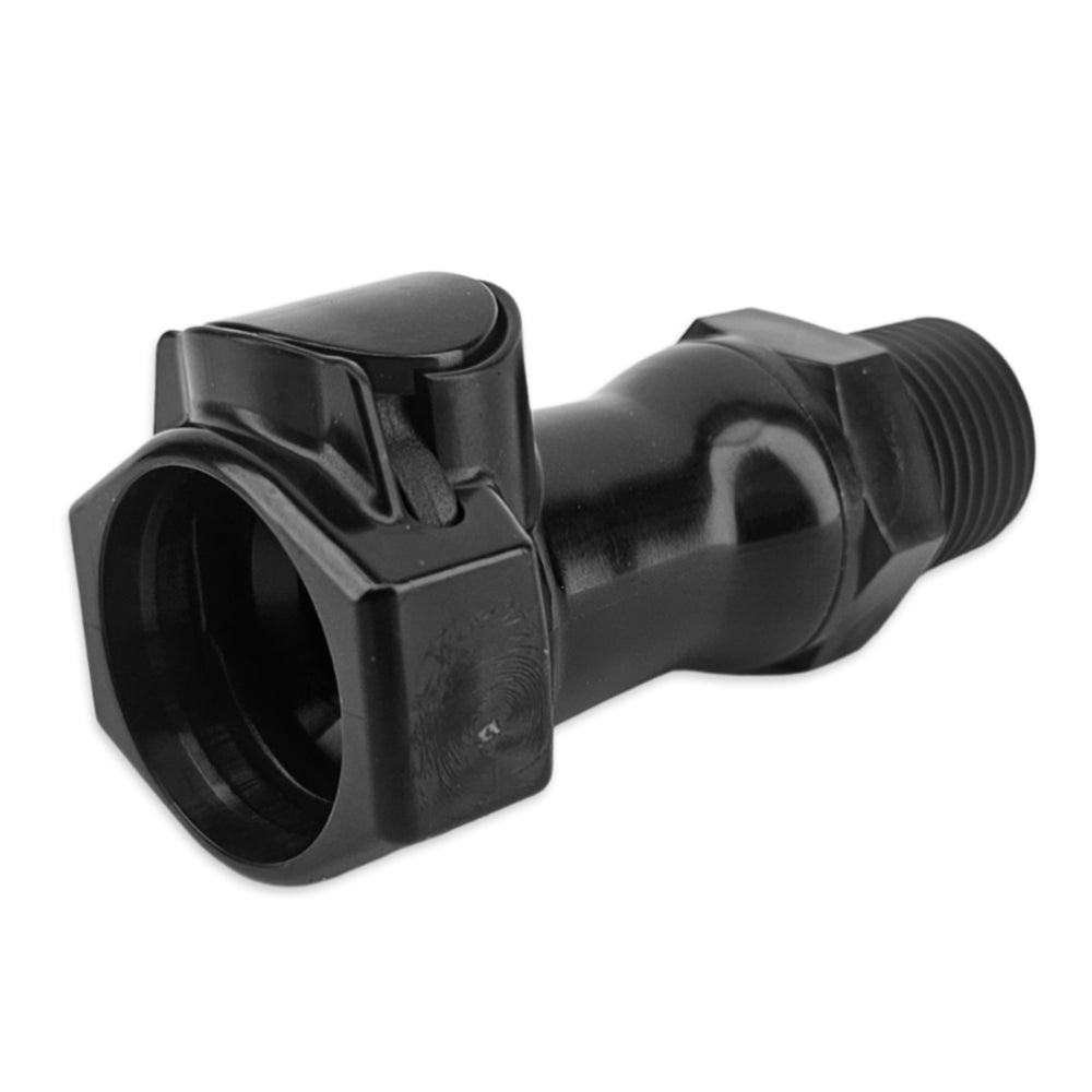 When not connected to another JoinTech Connector this will not allow any flow. Incredibly useful on Pump or Hydroponic systems.